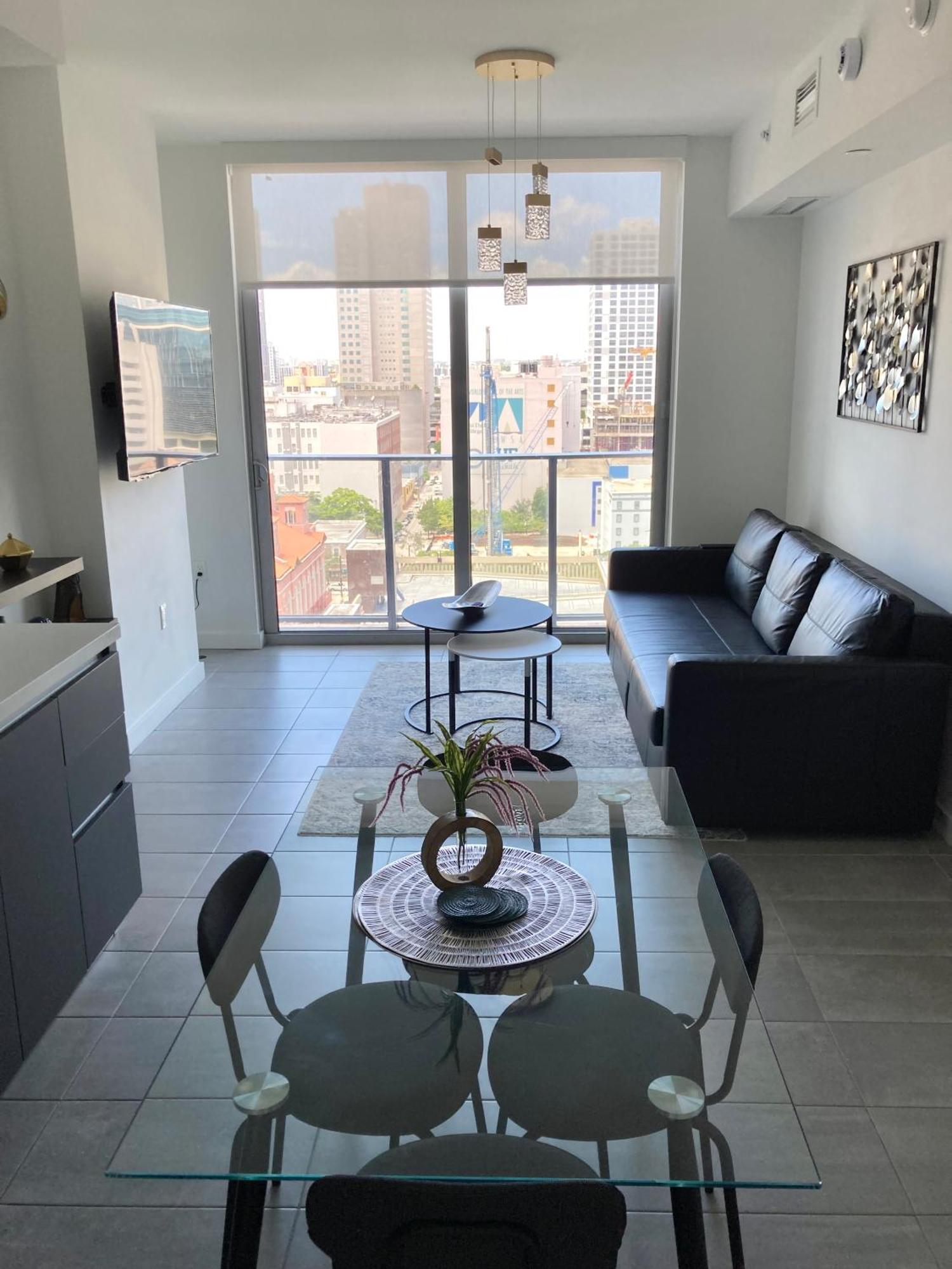 Brand New Modern 1 Bedroom Unit Downtown Miami Kültér fotó