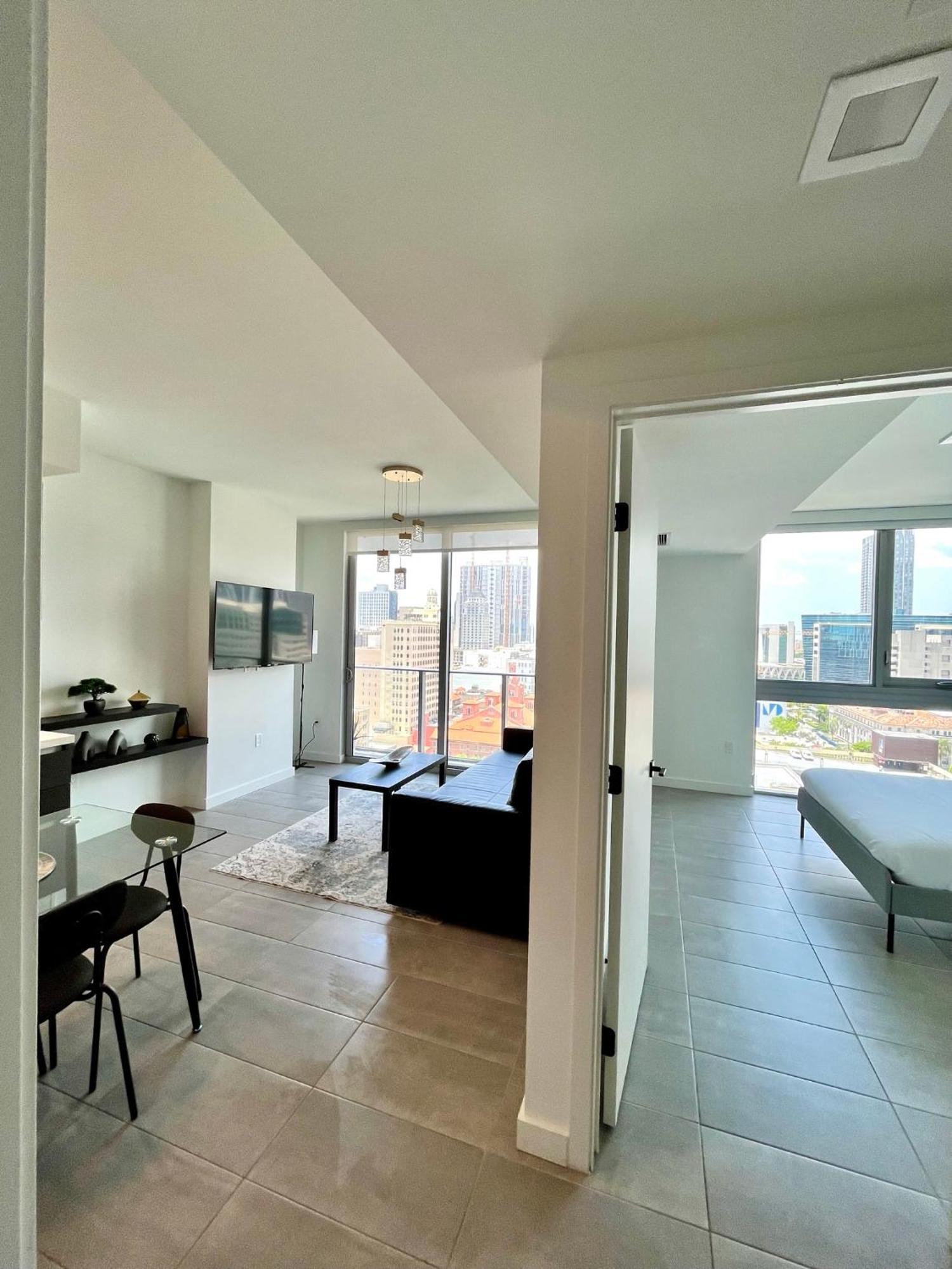 Brand New Modern 1 Bedroom Unit Downtown Miami Kültér fotó